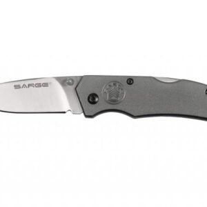 https3A2F2Fmedia.chattanoogashooting.com2Fimages2Fproduct2FVKSK301G2FVKSK301G1.jpg Sarge knives Gray Electro Lock Back Folder