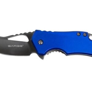 https3A2F2Fmedia.chattanoogashooting.com2Fimages2Fproduct2FVKSK502BL2FVKSK502BL.jpg Sarge Knives Blue Fuse- Blue Pocket Knife & Bottle Opener