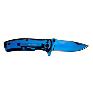 https3A2F2Fmedia.chattanoogashooting.com2Fimages2Fproduct2FVKSK503BL2FVKSK503BL-1.jpg Sarge Knives Phase Folding Knife 2-1/2" Drop Point Blade Blue Tin