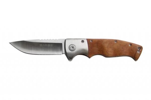 https3A2F2Fmedia.chattanoogashooting.com2Fimages2Fproduct2FVKSK652FVKSK65.jpg Sarge Knives Flash - Wooden Swift Assisted Folding Knife - 7-3/4" Overall Length