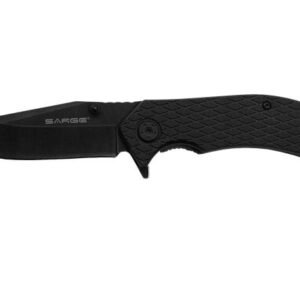 https3A2F2Fmedia.chattanoogashooting.com2Fimages2Fproduct2FVKSK8192FVKSK819.jpg Sarge Knives Shadow - Stonewashed Swift Assist Folding Knife