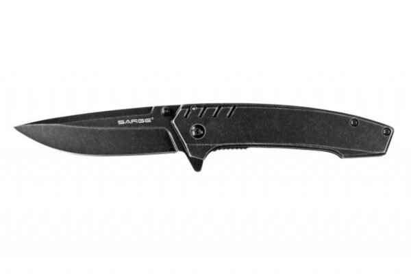 Sarge Knives Stone - Stonewash Frame Lock Folder