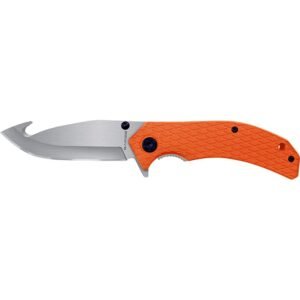 https3A2F2Fmedia.chattanoogashooting.com2Fimages2Fproduct2FVKSK916A2FVKSK916A-1.jpg Sarge Knives Mojo Adrenaline Folding Knife 3-1/2" Gut Hook Blade Orange