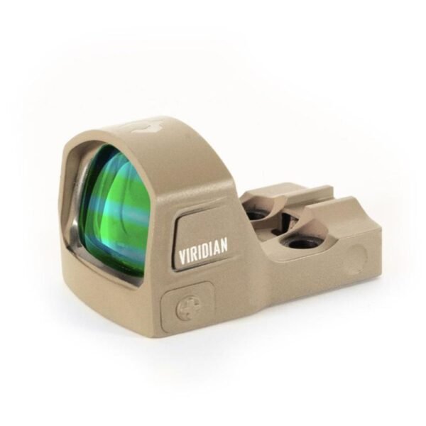 https3A2F2Fmedia.chattanoogashooting.com2Fimages2Fproduct2FVL98101432FVL9810143-1.jpg Viridian RFX15 Green Dot Reflex Sight Shield Footprint FDE