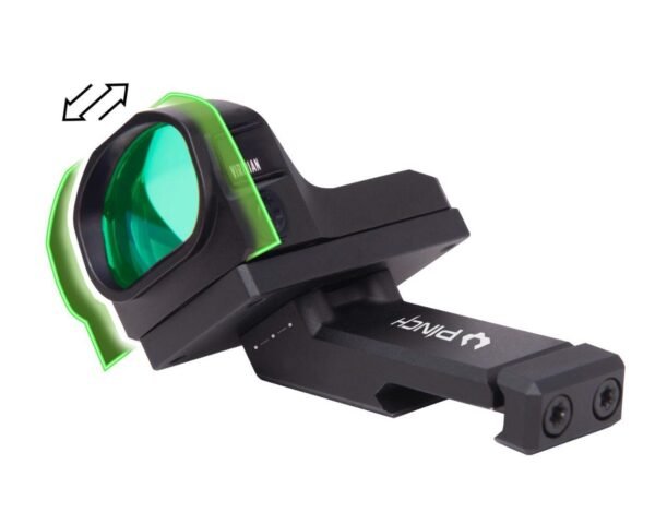 https3A2F2Fmedia.chattanoogashooting.com2Fimages2Fproduct2FVL98200342FPINCH-1-2.jpg Viridian PINCH Adjustable 35 Degree Offset Mount RMR Adapter