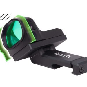 https3A2F2Fmedia.chattanoogashooting.com2Fimages2Fproduct2FVL98200362FPINCH-1-2.jpg Viridian PINCH Adjustable 35 Degree Offset Mount Shield RMSc Adapter