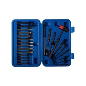 https3A2F2Fmedia.chattanoogashooting.com2Fimages2Fproduct2FVRGMPUNCH242FVRGMPUNCH24-1.jpg Dac Tech Gunmaster Brass & Steel Drive Pin and Roll Punch Set - 24 pc