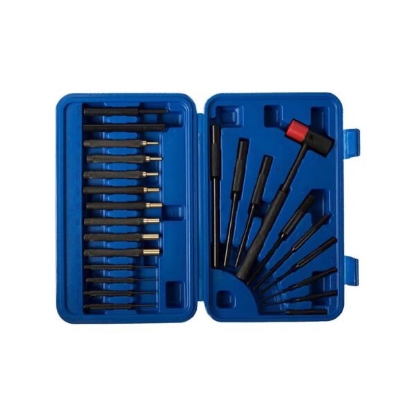 https3A2F2Fmedia.chattanoogashooting.com2Fimages2Fproduct2FVRGMPUNCH242FVRGMPUNCH24-1.jpg Dac Tech Gunmaster Brass & Steel Drive Pin and Roll Punch Set - 24 pc