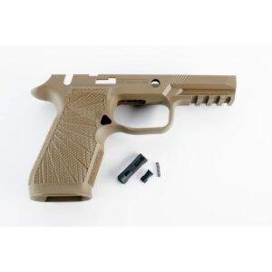 https3A2F2Fmedia.chattanoogashooting.com2Fimages2Fproduct2FWC320CMT2FWC320CMT_1.jpg Wilson Combat Grip Module for Sig Sauer P320 Carry Manual Safety Tan