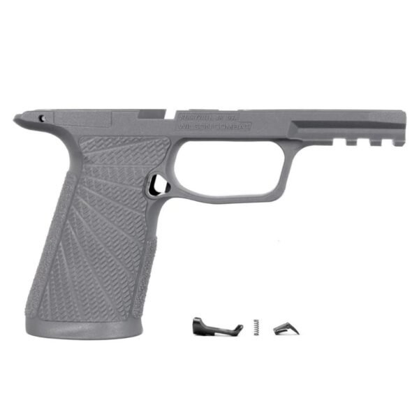 https3A2F2Fmedia.chattanoogashooting.com2Fimages2Fproduct2FWC365MSG2FWC365MSG-1.jpg Wilson Combat Grip Module WCP365 XMacro No Manual Safety Grey