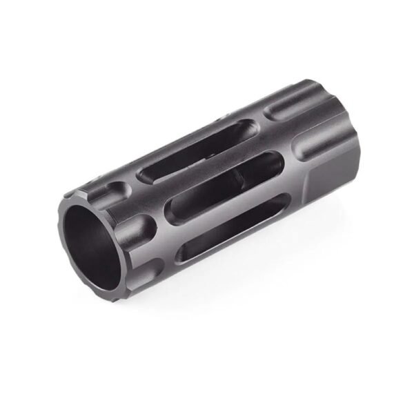 https3A2F2Fmedia.chattanoogashooting.com2Fimages2Fproduct2FWCTRQCOMP12X282FWCTRQCOMP12X28-1.jpg Wilson Combat Q-Comp Muzzle Brake 5.56 NATO 1/2x28 Thread Black