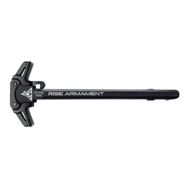 https3A2F2Fmedia.chattanoogashooting.com2Fimages2Fproduct2FWLRA230BLK2FWLRA230BLK-1.jpg Rise Armament AR-10 Ambidextrous Charging Handle Black