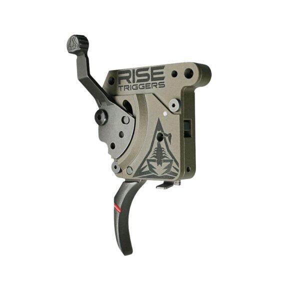Rise Armament Reliant Pro Rem 700 Rifle Trigger Curved Black