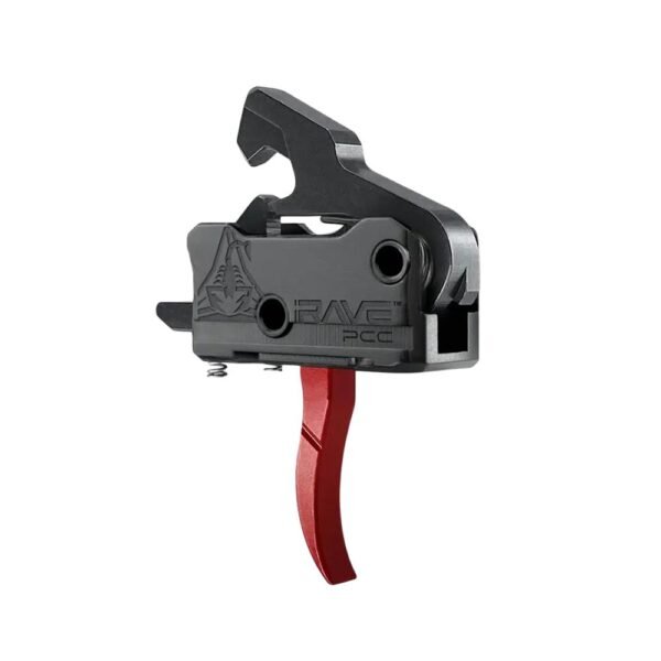https3A2F2Fmedia.chattanoogashooting.com2Fimages2Fproduct2FWLT017PCCRED2FWLT017PCCRED-1.jpg Rise Armament Rave PCC Single Stage Rifle Trigger 3.5 lb Curved Red