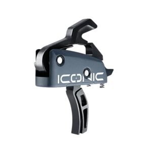 https3A2F2Fmedia.chattanoogashooting.com2Fimages2Fproduct2FWLT22GRY2FWLT22GRY-1.jpg Rise Armament ICONIC Independent Two-Stage AR Rifle Trigger 1-2 lb Curved Black