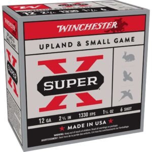 https3A2F2Fmedia.chattanoogashooting.com2Fimages2Fproduct2FWNX1262FWNX126_1.jpg Winchester Super-X High-Brass Shotshells 12 ga 2-3/4" 1-1/4 oz 1330 fps #6 25/ct