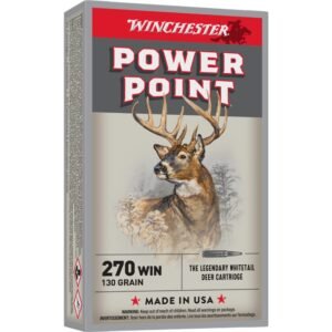 https3A2F2Fmedia.chattanoogashooting.com2Fimages2Fproduct2FWNX27052FWNX2705-1.jpg Winchester Super-X Power Point Rifle Ammunition .270 Win 130 gr JSP 3060 fps 20/ct