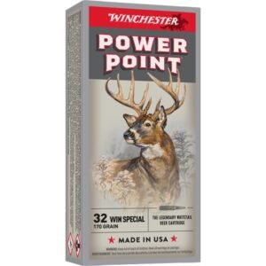 https3A2F2Fmedia.chattanoogashooting.com2Fimages2Fproduct2FWNX32WS22FWNX32WS2-1.jpg Winchester Super-X Power Point Rifle Ammunition .32 Win Special 170 gr. PSP 2250 fps 20/ct