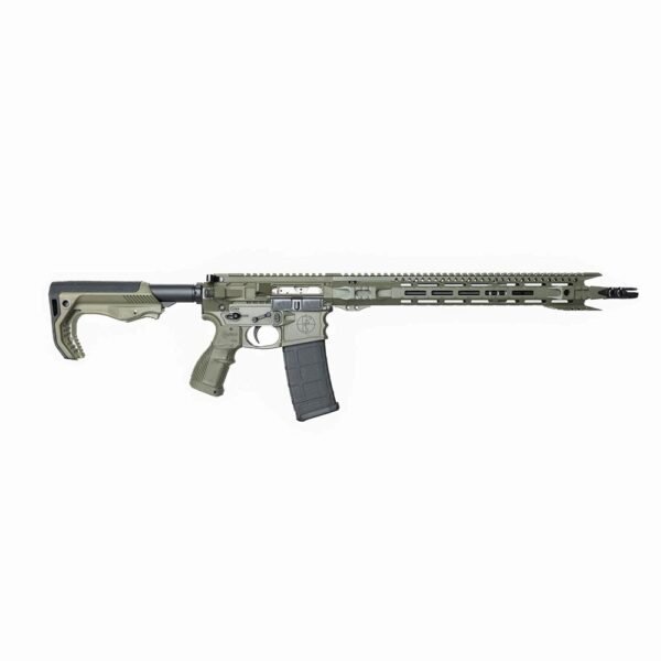 https3A2F2Fmedia.chattanoogashooting.com2Fimages2Fproduct2FWWSTRPRGR5DH2S21MS2FWWSTRPRGR5DH2S21MS1.jpg Fostech Stealth Raptor Rifle 5..56mm 30rd Magazine(1) 16" Barrel Mach-1 Rail OD Green
