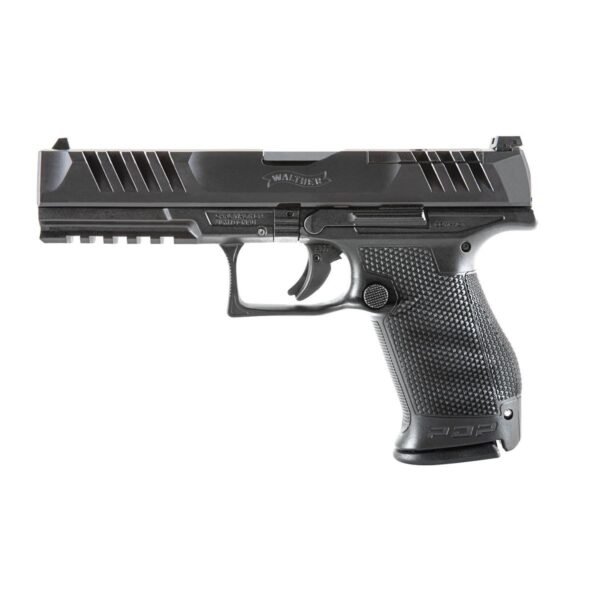 https3A2F2Fmedia.chattanoogashooting.com2Fimages2Fproduct2FWY28442222FWY2844222.jpg Walther Optic Ready Compact PDP Handgun 9mm Luger 15rd Magazines(2) 5" Barrel Black