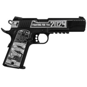https3A2F2Fmedia.chattanoogashooting.com2Fimages2Fproduct2FWY5170500HMTR2FCSSITrumpForgeH1-R.jpg Walther Hammerli Arms Forge H1 "Trump 2024" Handgun .22 LR 12rd Magazine 5" Barrel