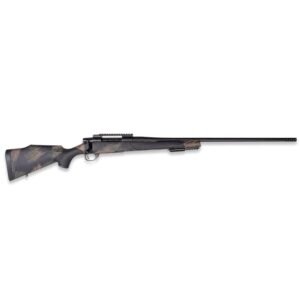 https3A2F2Fmedia.chattanoogashooting.com2Fimages2Fproduct2FXBVBH223RR2B2FXBVBS65PPR6B2.jpg Weatherby Vanguard Black Hills Rifle .223 Rem 5rd Capacity 20" Heavy Barrel Black Polymer Stock w/Green & Tan Paint