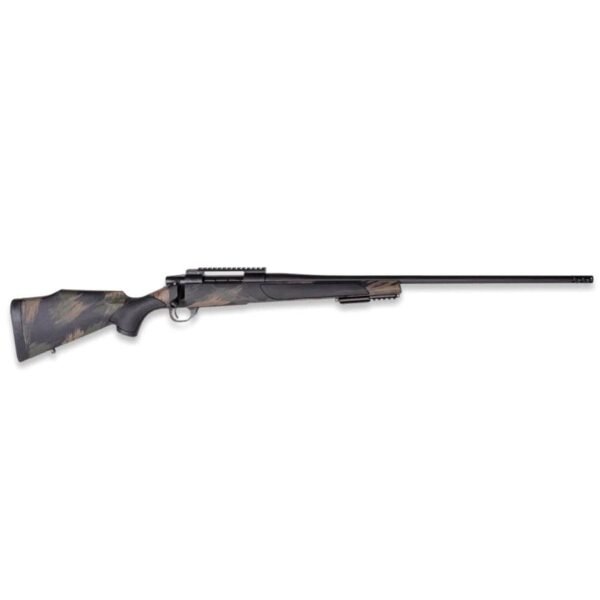 https3A2F2Fmedia.chattanoogashooting.com2Fimages2Fproduct2FXBVBH223RR2B2FXBVBS65PPR6B2.jpg Weatherby Vanguard Black Hills Rifle .223 Rem 5rd Capacity 20" Heavy Barrel Black Polymer Stock w/Green & Tan Paint