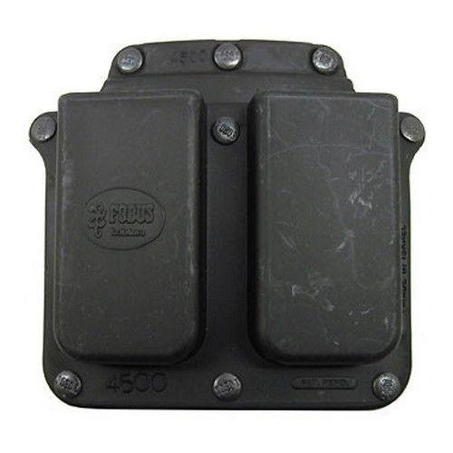 https3A2F2Fmedia.chattanoogashooting.com2Fimages2Fproduct2FXG4500BH2FXG4500BH.jpg Fobus Double Mag Pouch Single Stack .45 Cal
