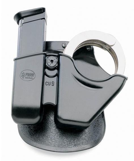 https3A2F2Fmedia.chattanoogashooting.com2Fimages2Fproduct2FXGCU9RP2FXGCU9RP.jpg Fobus for H&K 9mm/.40 Roto Handcuff/ Magazine Holster Paddle Double Stack