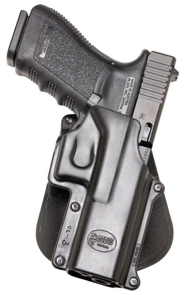 Fobus Standard Paddle Holster for Glock 20|Glock 21|Glock 37|Glock 38 Black Right Hand