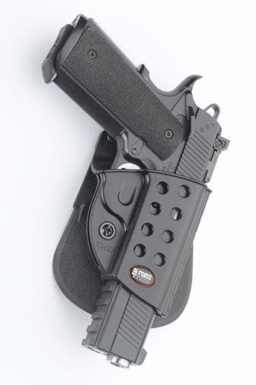 https3A2F2Fmedia.chattanoogashooting.com2Fimages2Fproduct2FXGR19112FXGR1911.jpg Fobus Evolution Series Paddle Holster For Springfield 1911 w/ Rail in Black Right Hand