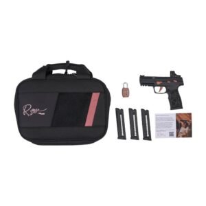 https3A2F2Fmedia.chattanoogashooting.com2Fimages2Fproduct2FXI7450672FXI741281-1.jpg Sig Sauer P322 Rose Romeo RS Handgun .22 LR 10rd Magazines (3) 4" Barrel Black with Rose Savior Gun Bag