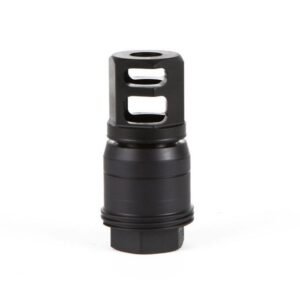 https3A2F2Fmedia.chattanoogashooting.com2Fimages2Fproduct2FXISL55612X2890DEGM2FXISL55612X2890DEGM.jpg Sig Sauer Clutch-Lok Shouldered QD Muzzle Brake for SLX/SLH Suppressors 5.56mm Black