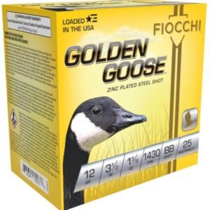https3A2F2Fmedia.chattanoogashooting.com2Fimages2Fproduct2FXN1235GGBB2FXN1235GGBB.jpg Fiocchi Golden Goose Shotshells 12ga 3 1/2" 1-5/8oz 1430fps #BB 25/ct