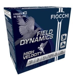 https3A2F2Fmedia.chattanoogashooting.com2Fimages2Fproduct2FXN123HV52FXN123HV5-1.jpg Fiocchi High-Velocity Hunting Load 12 ga 3" MAX 1 3/4 oz #5 1330 fps - 25/box