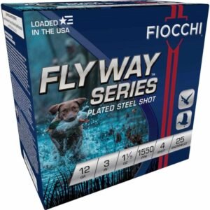 https3A2F2Fmedia.chattanoogashooting.com2Fimages2Fproduct2FXN123ST1542FXN123ST154-1.jpg Fiocchi Flyway Steel Shotshells 12ga 3" 1-1/5oz 1550fps #4 25/ct
