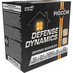 https3A2F2Fmedia.chattanoogashooting.com2Fimages2Fproduct2FXN12EX9P2FXN12EX9P.jpg Fiocchi Defense Dynamics Shotshells 12ga 2-3/4" 9-pellet 1250 fps #1 25/ct