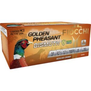 https3A2F2Fmedia.chattanoogashooting.com2Fimages2Fproduct2FXN12GPB42FXN12GPB4.jpg Fiocchi Golden Pheasant Bismuth Shotshells 12ga 2-3/4" 1-1/4oz 1400 fps #4 10/ct
