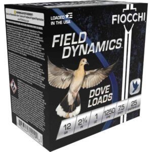 https3A2F2Fmedia.chattanoogashooting.com2Fimages2Fproduct2FXN12GT752Fxn12gt75.jpg Fiocchi Field Dynamics Shotshells 12 ga 2 3/4" 1 oz #7.5 1250 fps 25/ct