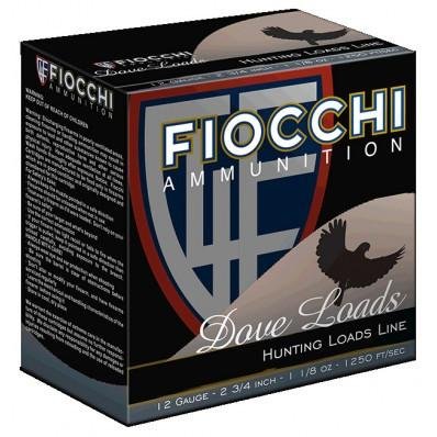 https3A2F2Fmedia.chattanoogashooting.com2Fimages2Fproduct2FXN12GTX1882FXN12GTX188.jpg Fiocchi Lead Dove & Quail Shotshells 12ga 2-3/4 in 1-1/8 oz #8 1250 fps 25/ct