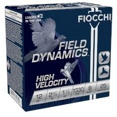 https3A2F2Fmedia.chattanoogashooting.com2Fimages2Fproduct2FXN12HV82FXN12HV8-1.jpg Fiocchi High Velocity Shotshells 12ga 2-3/4 1-1/4oz 1330 fps #8 25/ct