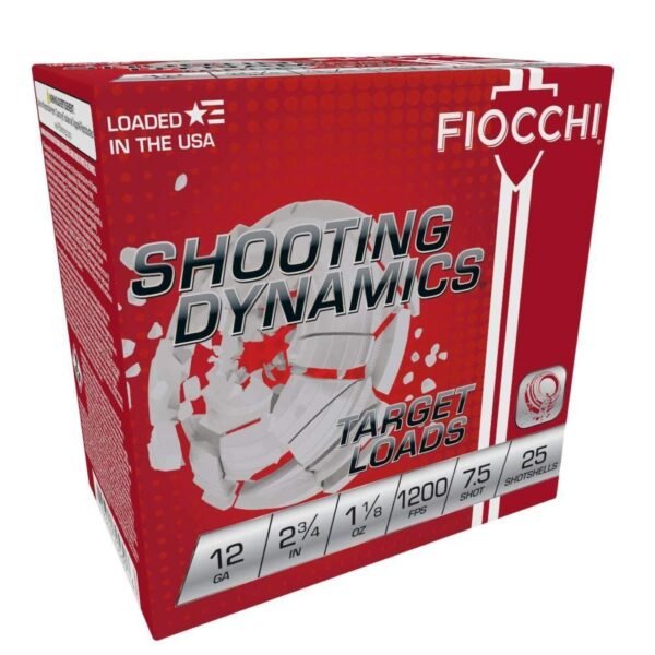 https3A2F2Fmedia.chattanoogashooting.com2Fimages2Fproduct2FXN12SD18H72FXN12SD18H7-1.jpg Fiocchi Shooting Dynamics Shotshells 12ga 2-3/4 in 1-1/8 oz #7.5 1200 fps 25/ct