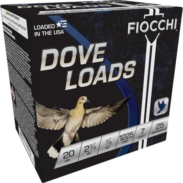 https3A2F2Fmedia.chattanoogashooting.com2Fimages2Fproduct2FXN20DLS72FXN20DLS7-1.jpg Fiocchi Steel Target Shotshells 20 ga 2-3/4" 7/8oz 1225fps #7 25/ct
