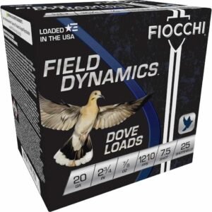 https3A2F2Fmedia.chattanoogashooting.com2Fimages2Fproduct2FXN20GT752FXN20GT75-1.jpg Fiocchi Lead Dove & Quail Shotshells 20ga 2-3/4 in 7/8 oz #7.5 1210 fps 25/ct