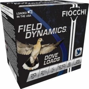 https3A2F2Fmedia.chattanoogashooting.com2Fimages2Fproduct2FXN20GT82FXN20GT8-1.jpg Fiocchi Lead Dove & Quail Shotshells 20ga 2-3/4 in 7/8 oz #8 1210 fps 25/ct
