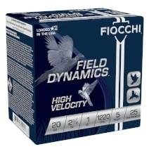 https3A2F2Fmedia.chattanoogashooting.com2Fimages2Fproduct2FXN20HV52FXN20HV5-1.jpg Fiocchi High Velocity Upland Shotshells 20ga 2-3/4 in 1oz #5 1220 fps 25/ct