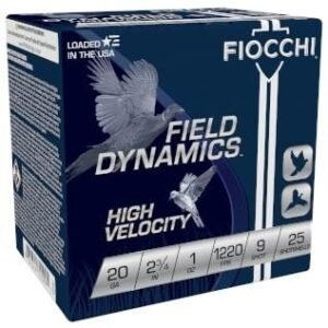 https3A2F2Fmedia.chattanoogashooting.com2Fimages2Fproduct2FXN20HV92FXN20HV9-1.jpg Fiocchi High Velocity Shotshells 20 ga 2-3/4 1oz 1220 fps #9 25/ct