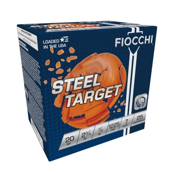 https3A2F2Fmedia.chattanoogashooting.com2Fimages2Fproduct2FXN20SLR72FXN20SLR7-1.jpg Fiocchi Steel Dove Low Recoil Shotshells 20 ga 2-3/4" 7/8oz 1225 fps #7 25/ct