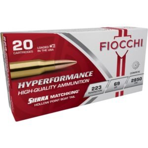 https3A2F2Fmedia.chattanoogashooting.com2Fimages2Fproduct2FXN223MKC2FXN223MKC-1.jpg Fiocchi Exacta Match Rifle Ammunition .223 Rem 69 gr HPBT 2735 fps - 20/box