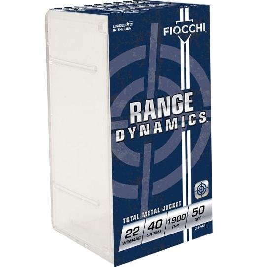 https3A2F2Fmedia.chattanoogashooting.com2Fimages2Fproduct2FXN22FWMC2FXN22FWMC-1.jpg Fiocchi Range Dynamics Rimfire Ammunition .22 WMR 40 gr. TMJ 1900 fps 50/ct